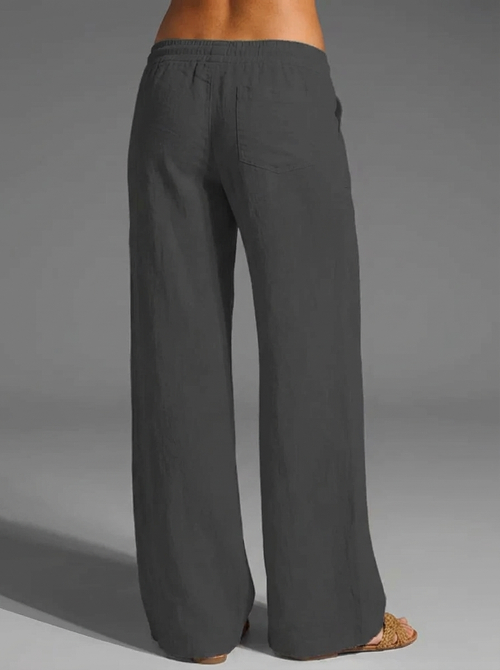 Women's Linen Casual Loose Summer Trousers Effortless Cool for Warm-Weather Days