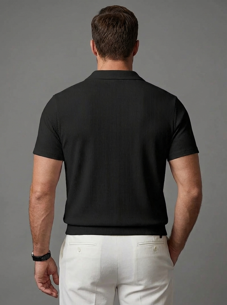 Casual Men’s Polo Shirt Without Buttons