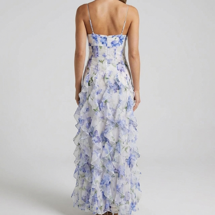 Women's Ruffled Floral Dress