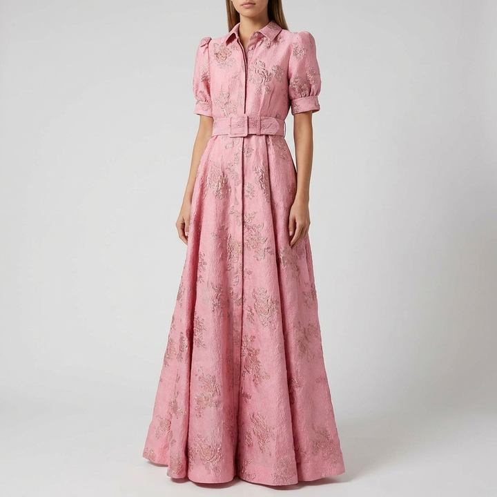 Women's Short Puff Sleeves Dress