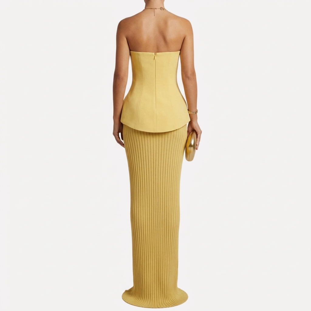 Women's Strapless Maxi Dress