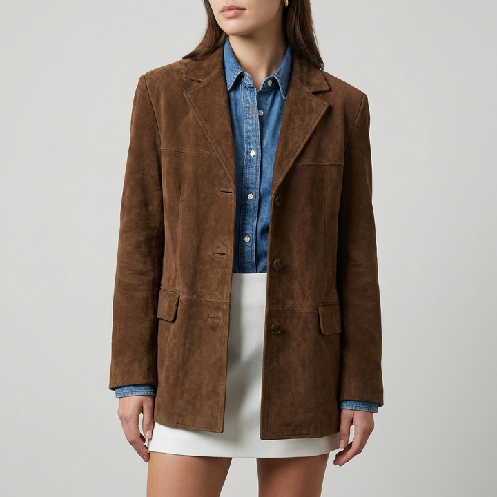 Women's Classic Suede Jacket