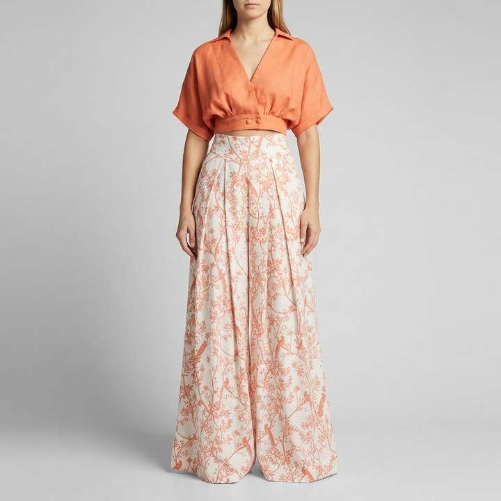 Women's Modern Elegant Set Two-Piece & Flowy