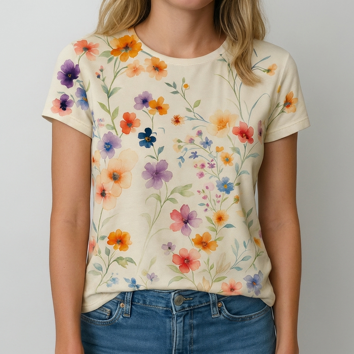 Women's Vintage Floral T-Shirt