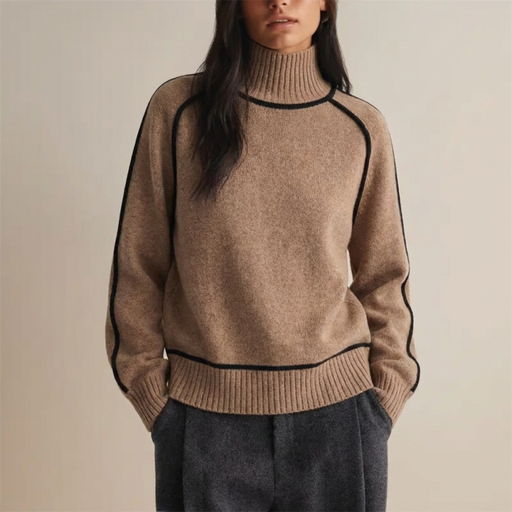 Luxe Fine wool Turtleneck Sweater