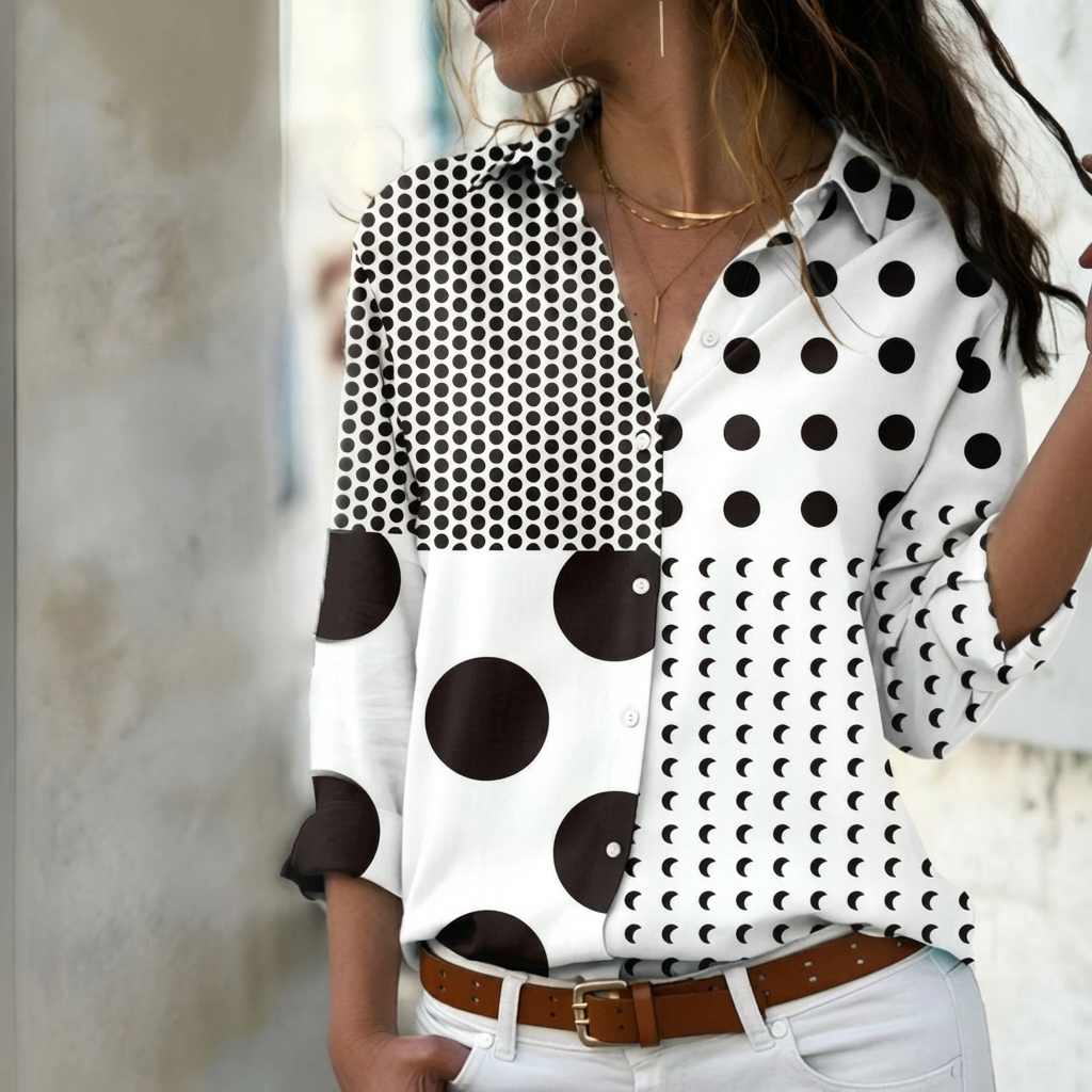 Women's Casual Patterned Blouse