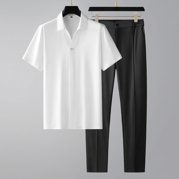 Grayson – Two-Piece Polo & Pants Set for men