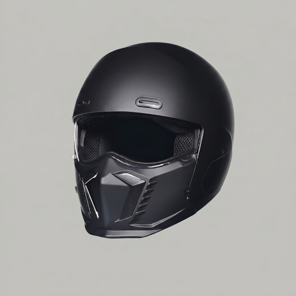 Motorcycle Helmet – DOT and ECE Approved, Timeless Look