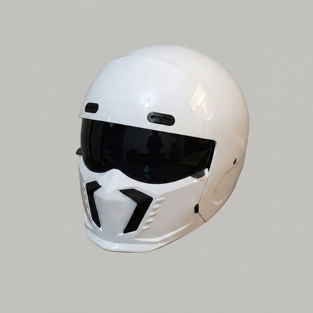 Motorcycle Helmet – DOT and ECE Approved, Timeless Look