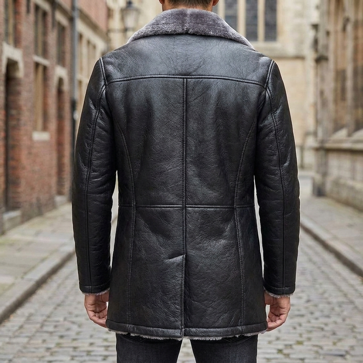 Wool Winter Coat – Elegant Coat for Men, Warm