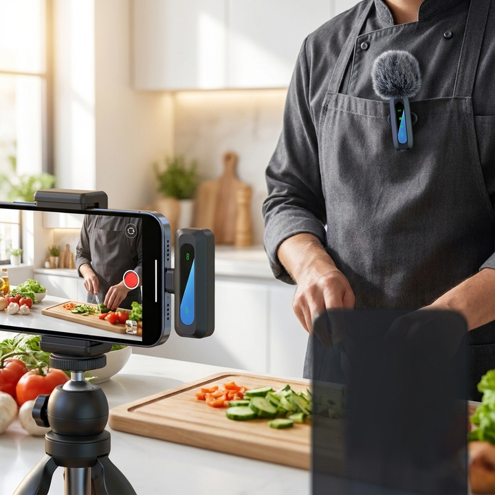 Wireless Microphone with USB-C Connectivity