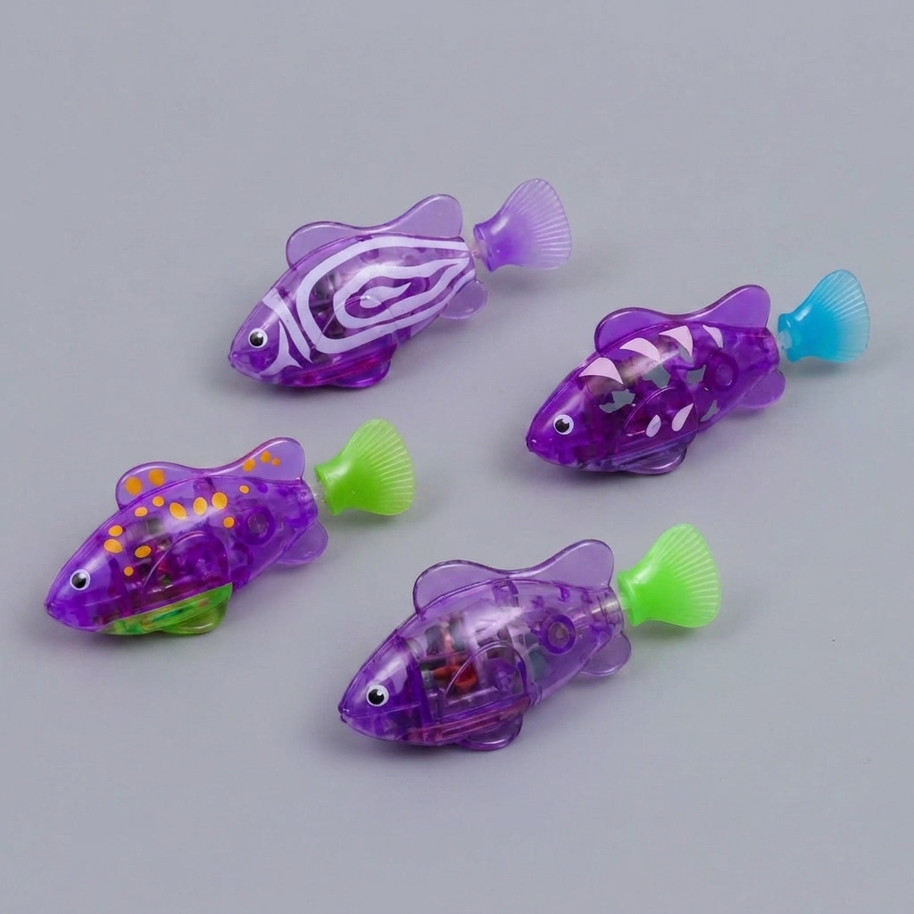 Interactive Cat Toy Set – Realistic Swimming Motion & Engaging Light