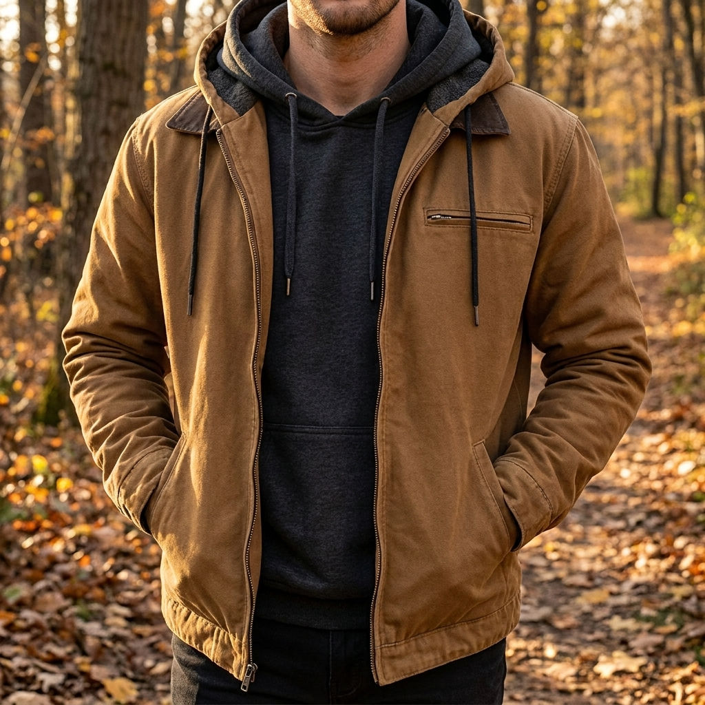 Classic Hooded Jacket for Men