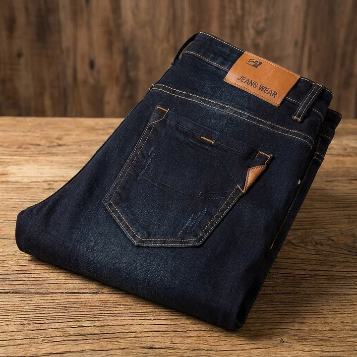 Men's Straight Leg Jeans - Durable Denim