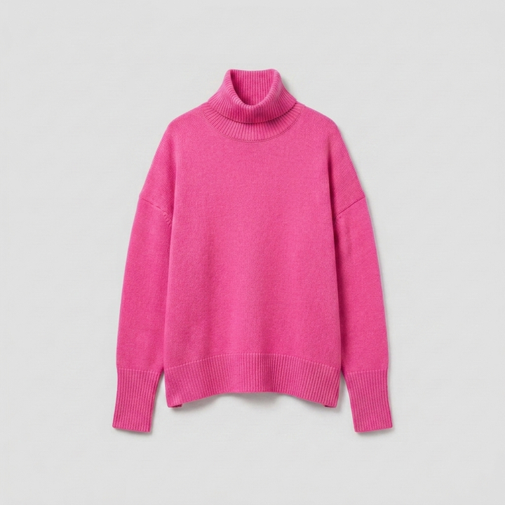Oversized Turtleneck Jumper Womens