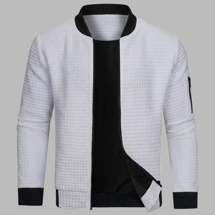 Comfortable and Warm Men’s Zip-Up Sweater