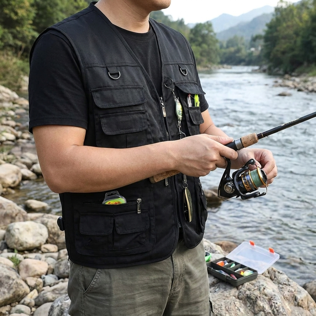 Multifunctional Outdoor Hiking Vest for Men