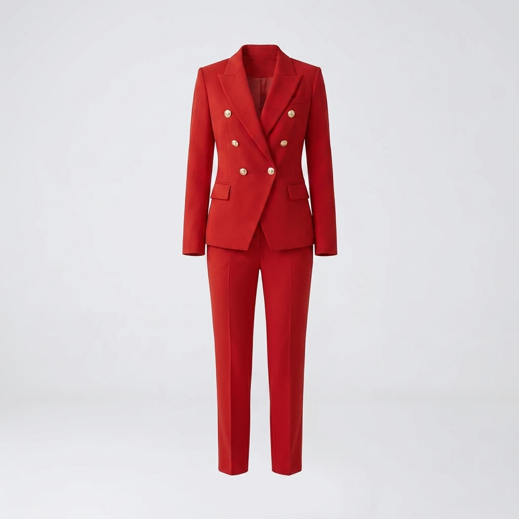 Two-Piece Blazer And Trouser Set
