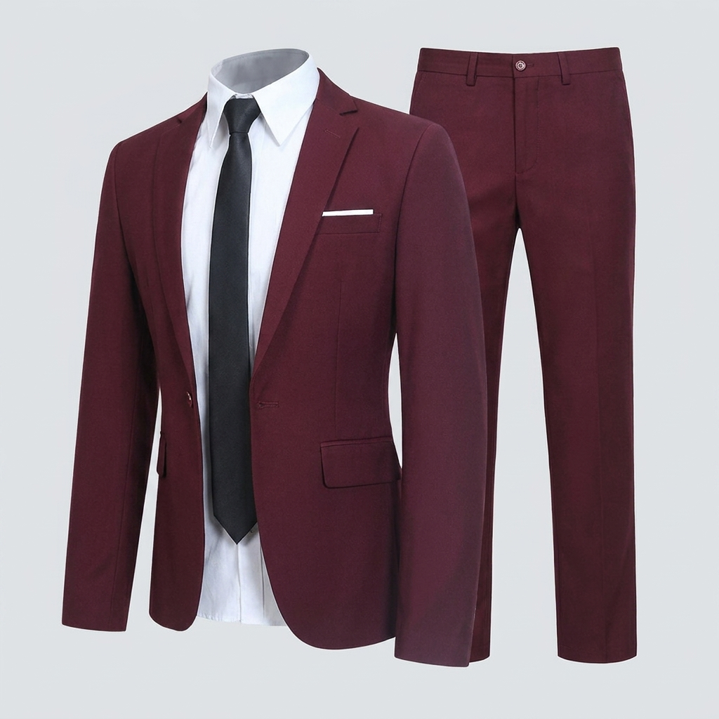 Slim Fit Two-Piece Business Suit