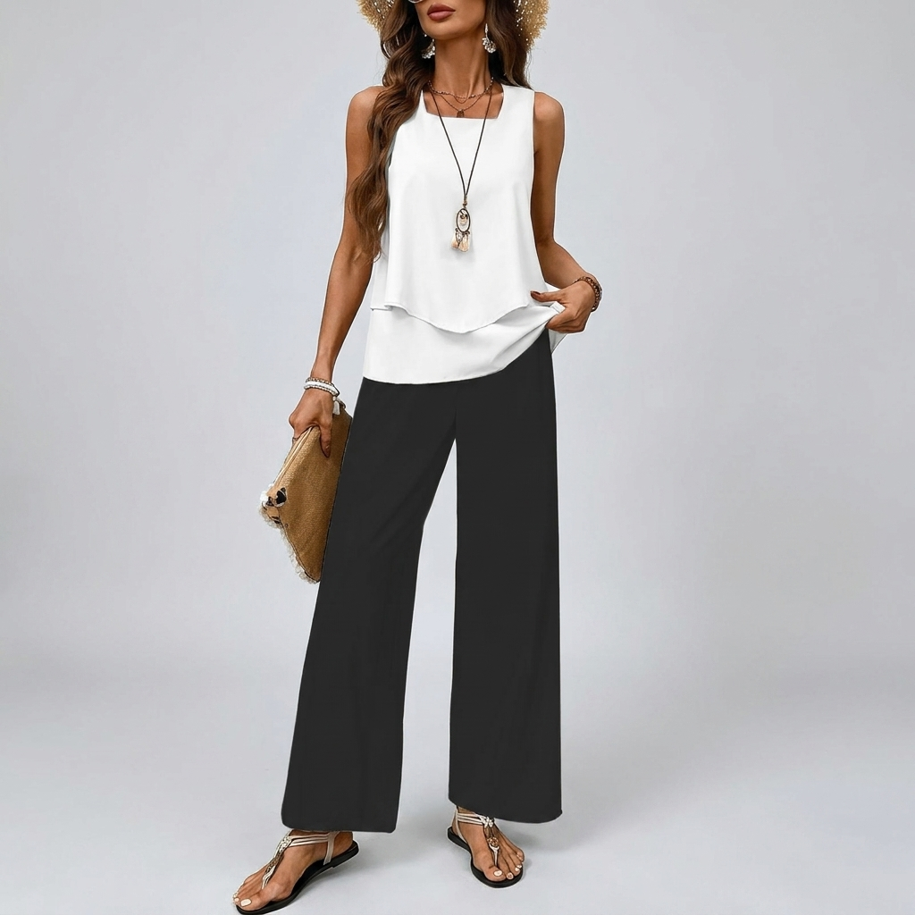 Two-Piece Summer Set Brings Effortless Style to Warm Days