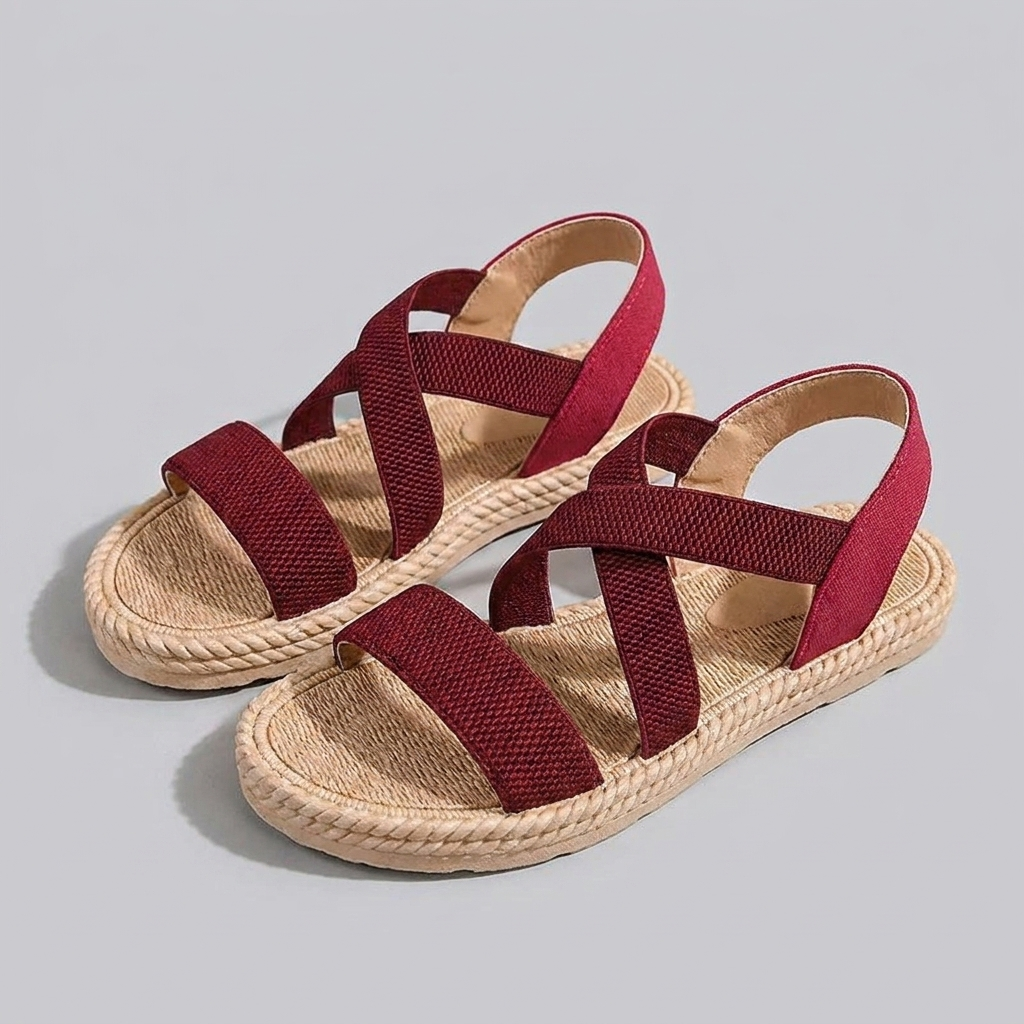 Woven Sandals – Chic Strappy Summer Flats