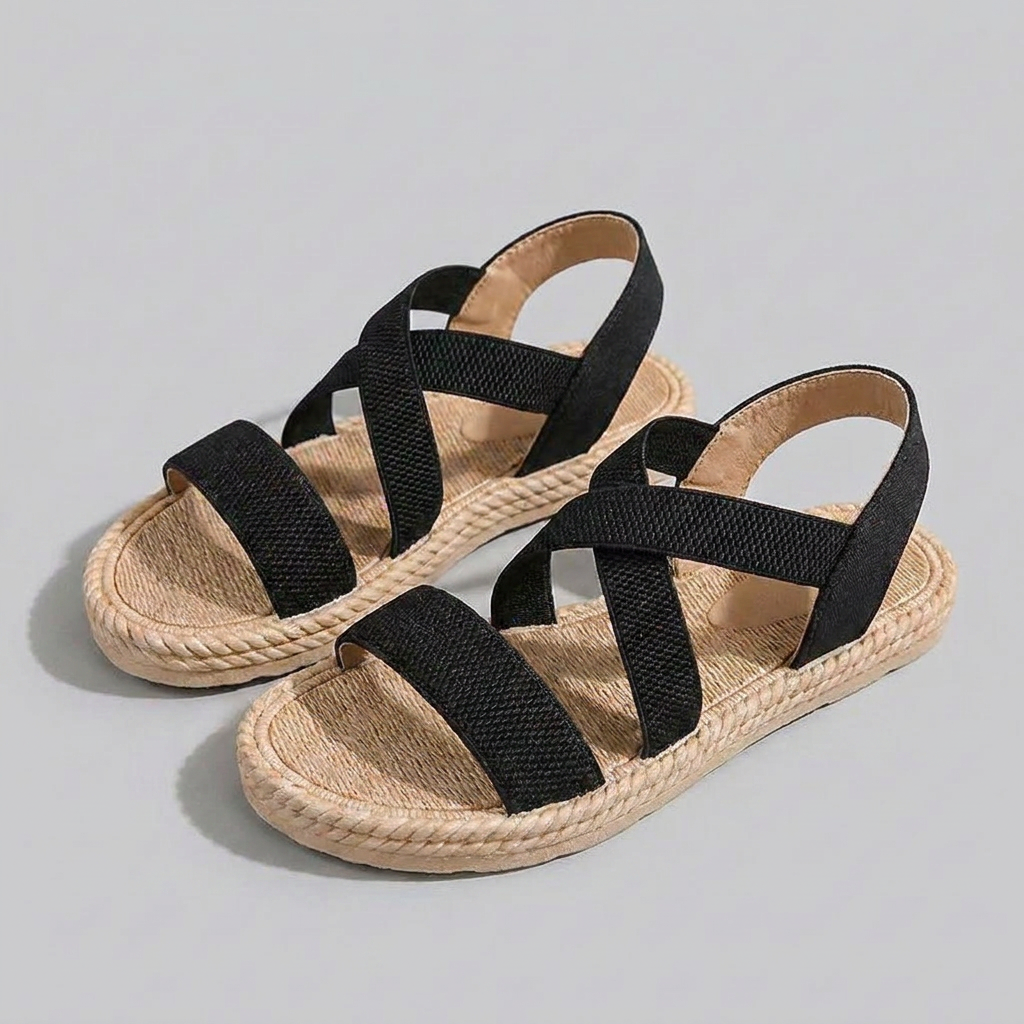 Woven Sandals – Chic Strappy Summer Flats