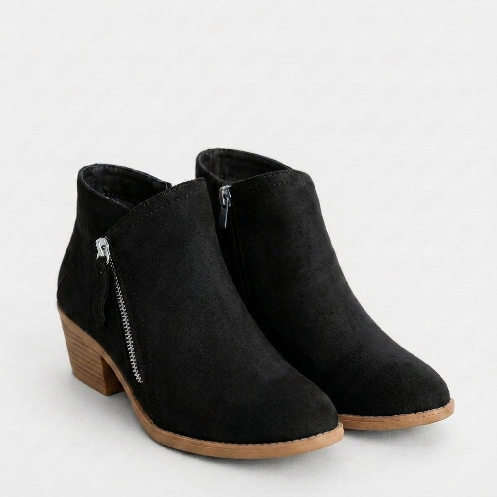 Classic Block Heel Booties