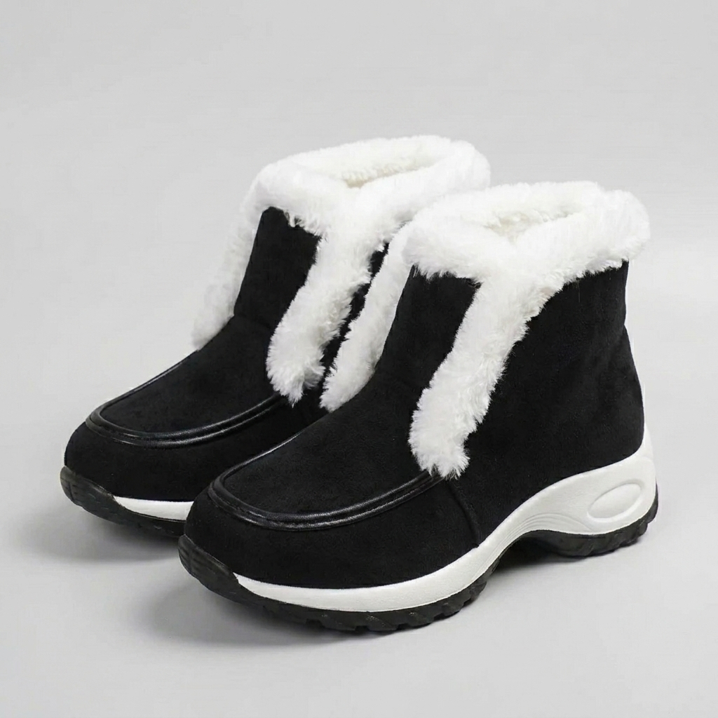 Stylish Pull-On Boots with Comfort Padded Collar