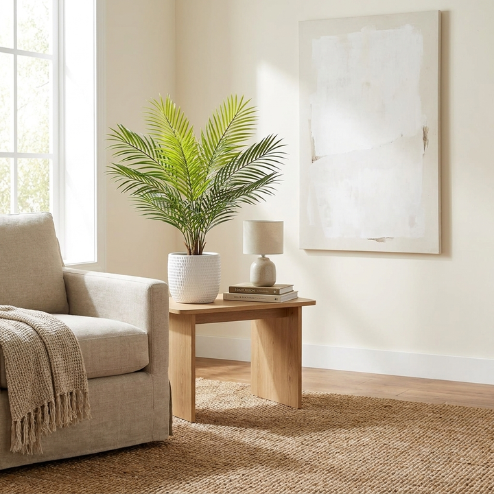 12 Faux Palm Leaves