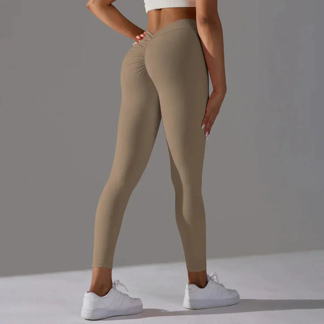 Scrunch Compression Yoga Gym Fitness Leggings – Sculpted Support for Every Move