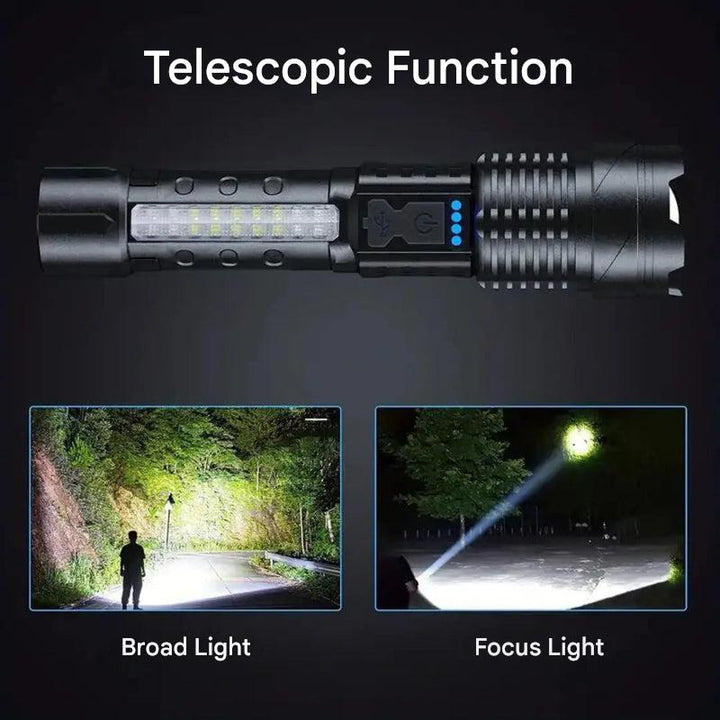 OutdoorHaven Military Flashlight – 5000 Lumen Tactical Torch